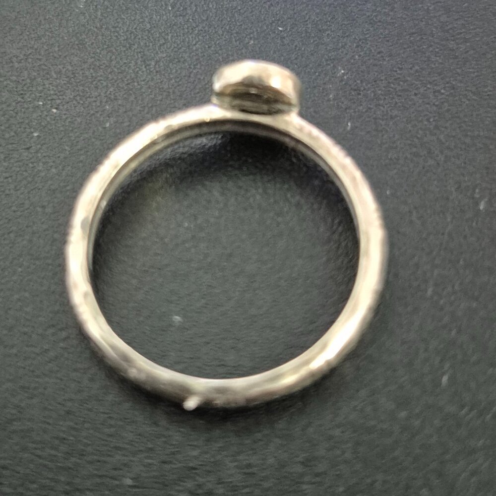 Silpada R2466 Sterling Silver Stackable Belle Fleur Circle Ring Size 7 - Picture 2 of 4
